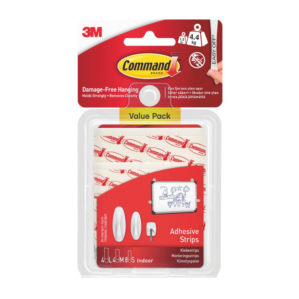 Command Small Wire Hooks 40 Command Hooks 48 Command Strips Damage