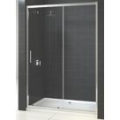 Triton Fast Fix Framed Rectangular Sliding Shower Door Chrome 1700mm x 1900mm