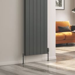 Reina Casina 1800mm x 565mm 6153BTU Anthracite Vertical Aluminium Radiator
