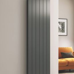 Reina Casina 1800mm x 565mm 6153BTU Anthracite Vertical Aluminium Radiator