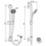 Ideal Standard Idealrain S3  Shower Kit Chrome