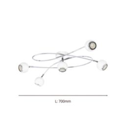 Eglo Locanda LED 5-Spot Ceiling Light White 8W 250lm