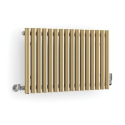 Terma 500mm x 865mm 2015BTU Brass Horizontal Designer Radiator - Screwfix