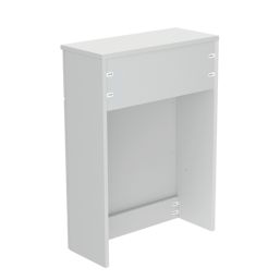 Newland  Floorstanding Toilet Unit Pearl Grey Matt 600mm x 260mm x 850mm