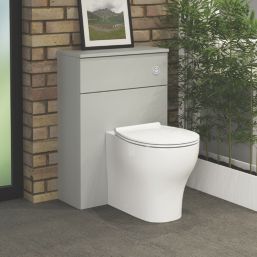 Newland  Floorstanding Toilet Unit Pearl Grey Matt 600mm x 260mm x 850mm