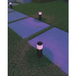 Calex Smart Outdoor LED Garden Post Light with Spike Black 4.4W 380lm