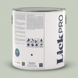 LickPro  2.5Ltr Green 09  Vinyl Matt Emulsion  Paint
