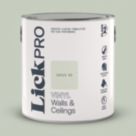 LickPro  2.5Ltr Green 09  Vinyl Matt Emulsion  Paint
