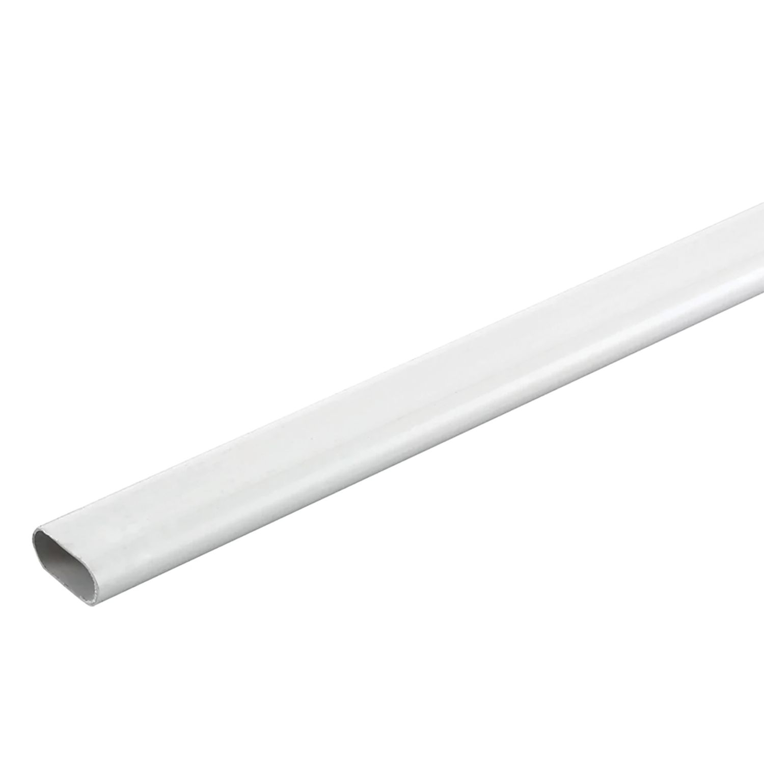 Deta TTE Oval uPVC White Conduit 20mm x 2m (109VT)