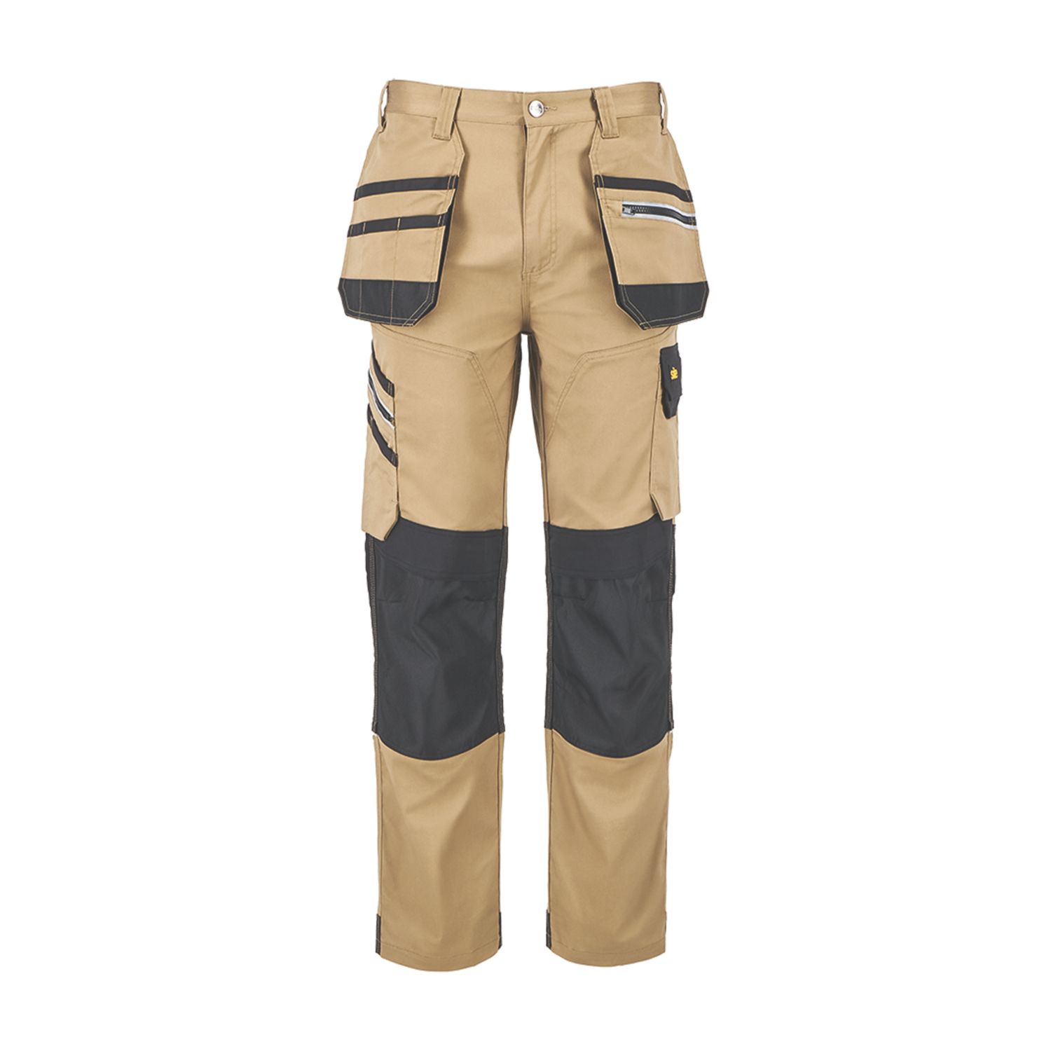 Site Kirksey Work Trousers Tan / Black 30" W 32" L (109YW)