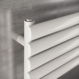 Ximax 1164mm x 600mm 2230BTU White Flat Designer Towel Radiator