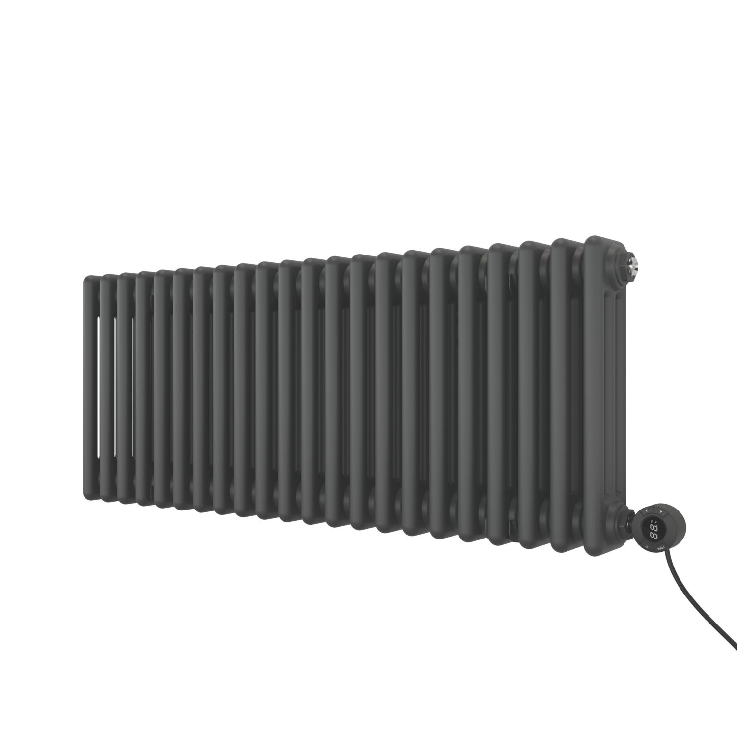 Azur Duke 900W 3-Column Electric Radiator 400mm x 1010mm Anthracite 3072BTU (110AC)