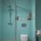 Fibo Timeless Wet Wall Panelling High Gloss Aquamarine 2400mm x 600mm x 10.2mm