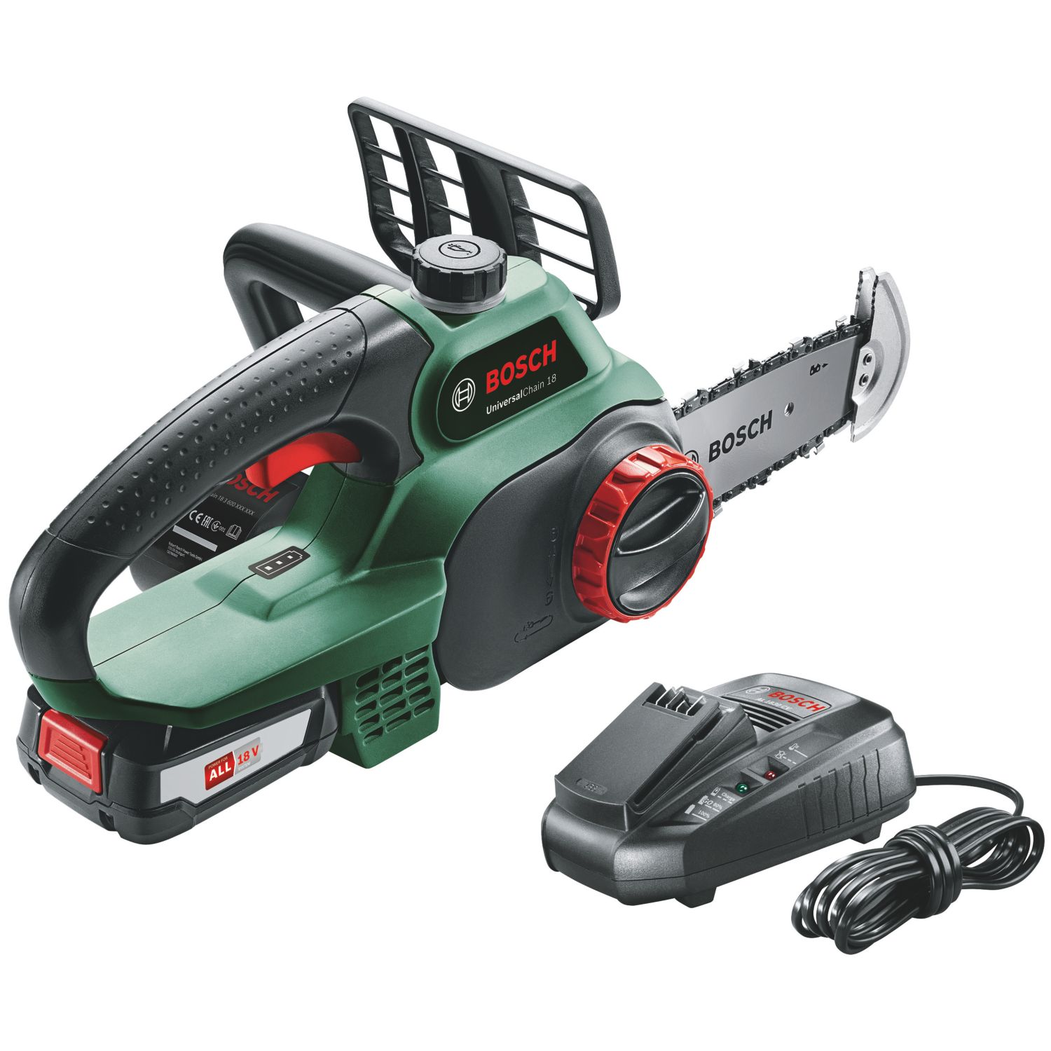 Bosch 06008B8070 18V 1 x 2.5Ah Li-Ion Power for All Cordless 20cm Chainsaw (110FG)