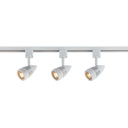 Knightsbridge  1-Circuit Track Lighting Kit 1m White