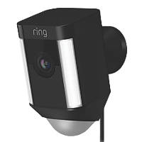 Ring 8SH2P7-BEU0 Black Wired 1080p Outdoor Camera with Spotlight with PIR Sensor