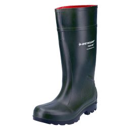 Dunlop Purofort Professional Metal Free  Non Safety Wellies Green Size 11