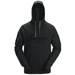 Snickers 2894 Logo Hoodie  Black X Large 46" Chest