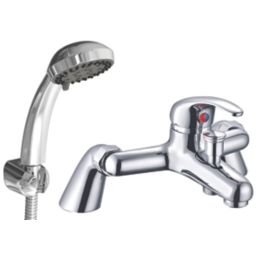 ETAL Loop Deck-Mounted  Bath Shower Mixer Tap Polished Chrome