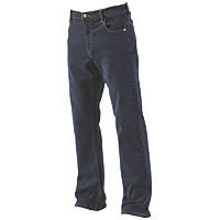 Lee Cooper LCPNT219 Workwear Jeans Navy Blue 30" W 31" L