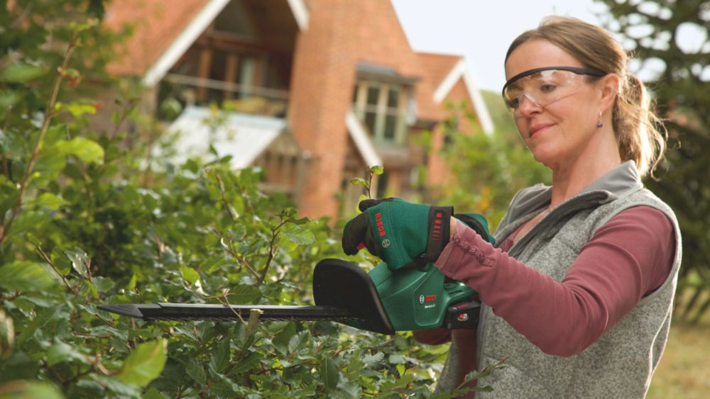 Bosch cordless hedge trimmer without deals battery