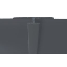 Splashwall H-Joint  Matt Jet 2440mm x 4mm