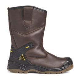 Apache AP305 6   Safety Rigger Boots Brown Size 6