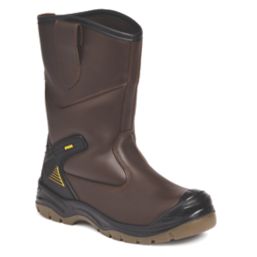 Apache AP305 Size 6  Brown Waterproof Steel Toe Cap Safety Rigger Boots