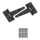 Smith & Locke Black Tee Hinges 102mm 2 Pack