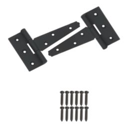 Smith & Locke Black Tee Hinges 102mm 2 Pack