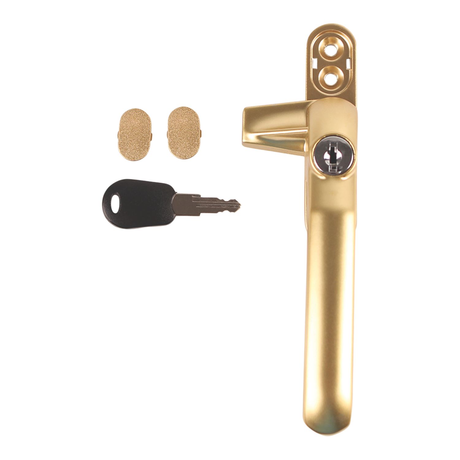 Smith & Locke Right-Handed Window Handle Brass Effect (110YX)
