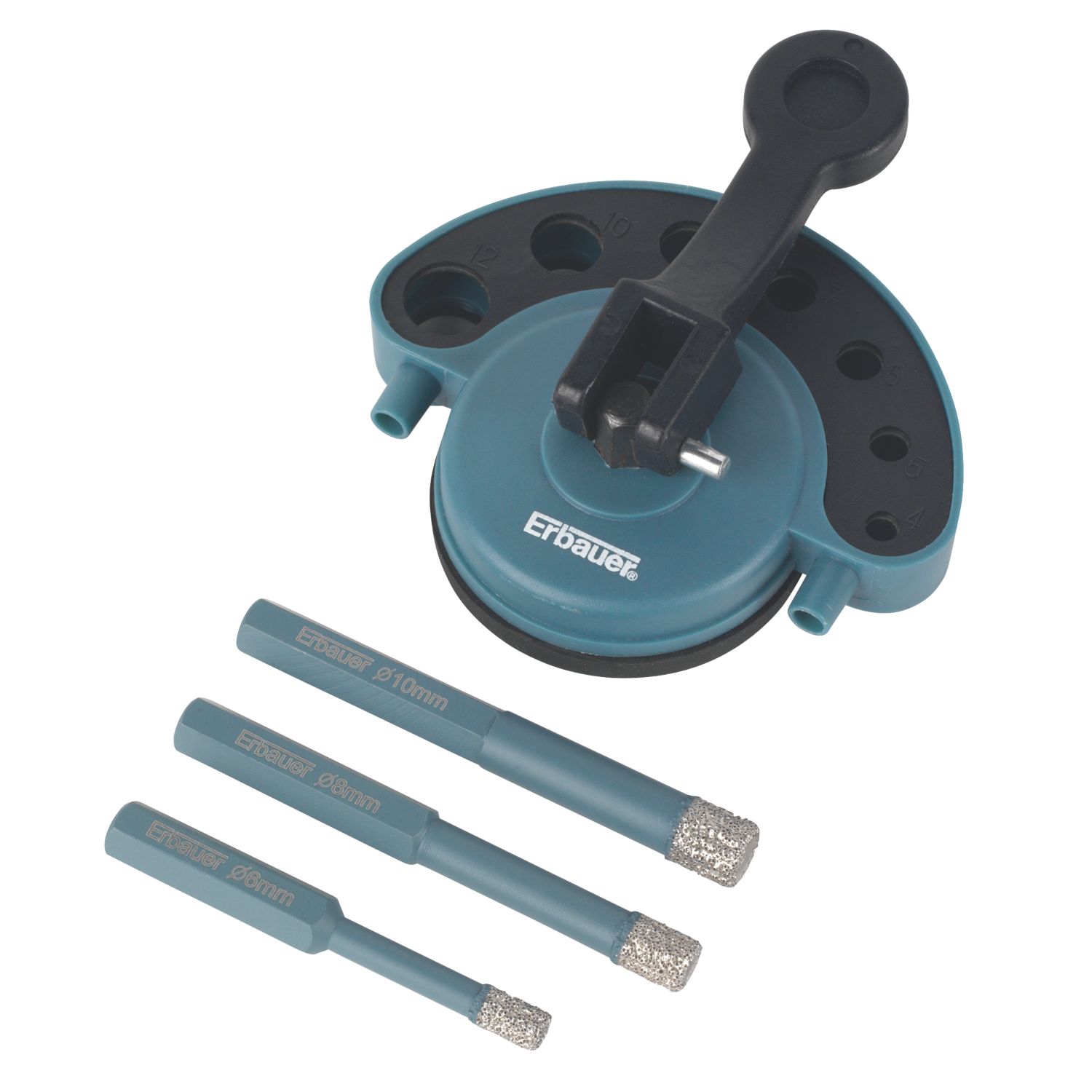Erbauer Diamond Tile Drill Set 4 Pcs (11128)