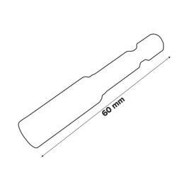 Erbauer  1/4" Hex Magnetic Bit Holder 57mm
