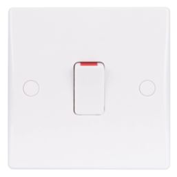 Schneider Electric Ultimate Slimline 20A 1-Gang DP Control Switch White