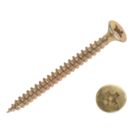 Goldscrew  PZ Double-Countersunk Thread Cutting Multipurpose Screws 4mm x 20mm 200 Pack