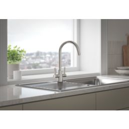 Bristan Acorn Easyfit Mono Sink Mixer Chrome-Plated 1 Pair