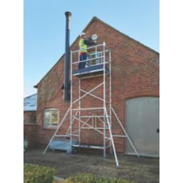 Werner Pro Plus Single Depth Aluminium Tower 0.6m x 1.5m x 3.4m