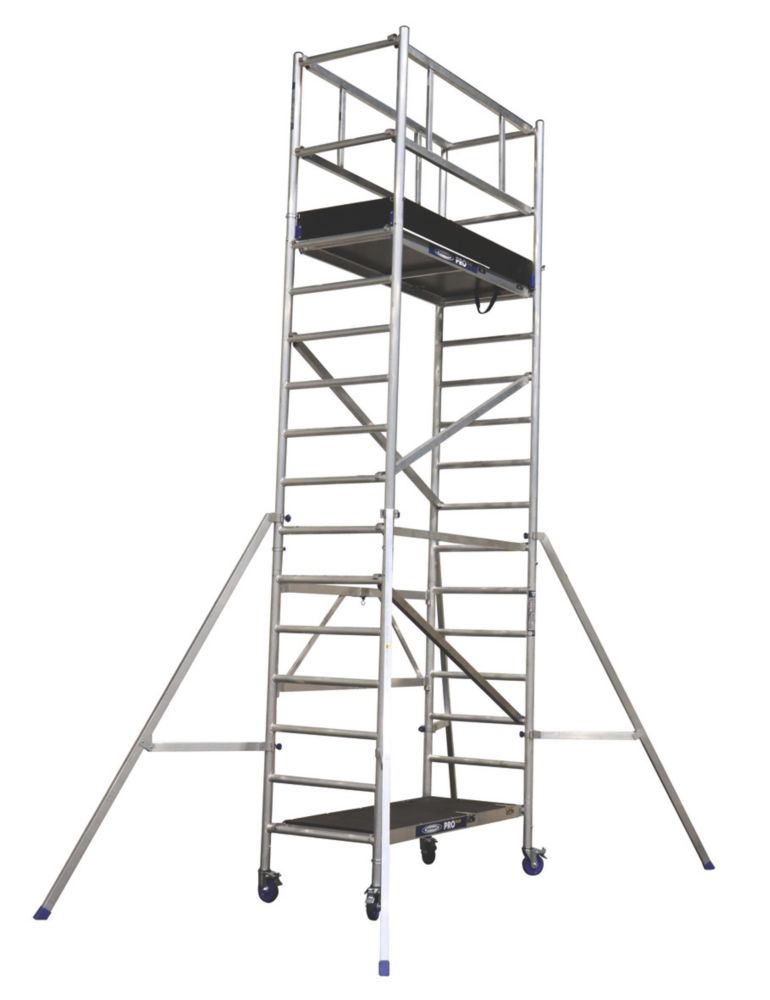 Werner Pro Plus Single Depth Aluminium Tower 0.6m x 1.5m x 3.4m
