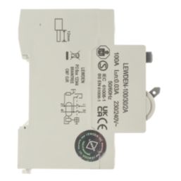 Lewden  100A 30mA 1+N A Curve  RCCB