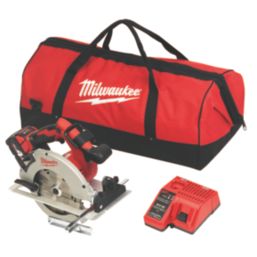 Milwaukee M18 BLCS66-401B 190mm 18V 1 x 4.0Ah Li-Ion RedLithium Brushless Cordless Circular Saw