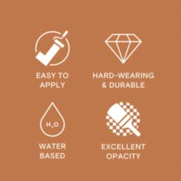 LickPro Max+ 2.5Ltr Orange 02 Eggshell Emulsion  Paint