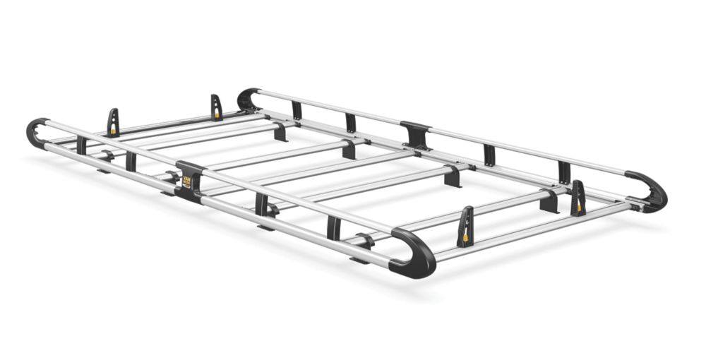 Van Guard  Volkswagen Transporter T6 2015 on Roof Rack - 7-bar ULTIRack+ L1 H1 Twin Door