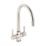 Abode Zest  AT2165 Pull-Out Mono Mixer Kitchen Tap Brushed Nickel
