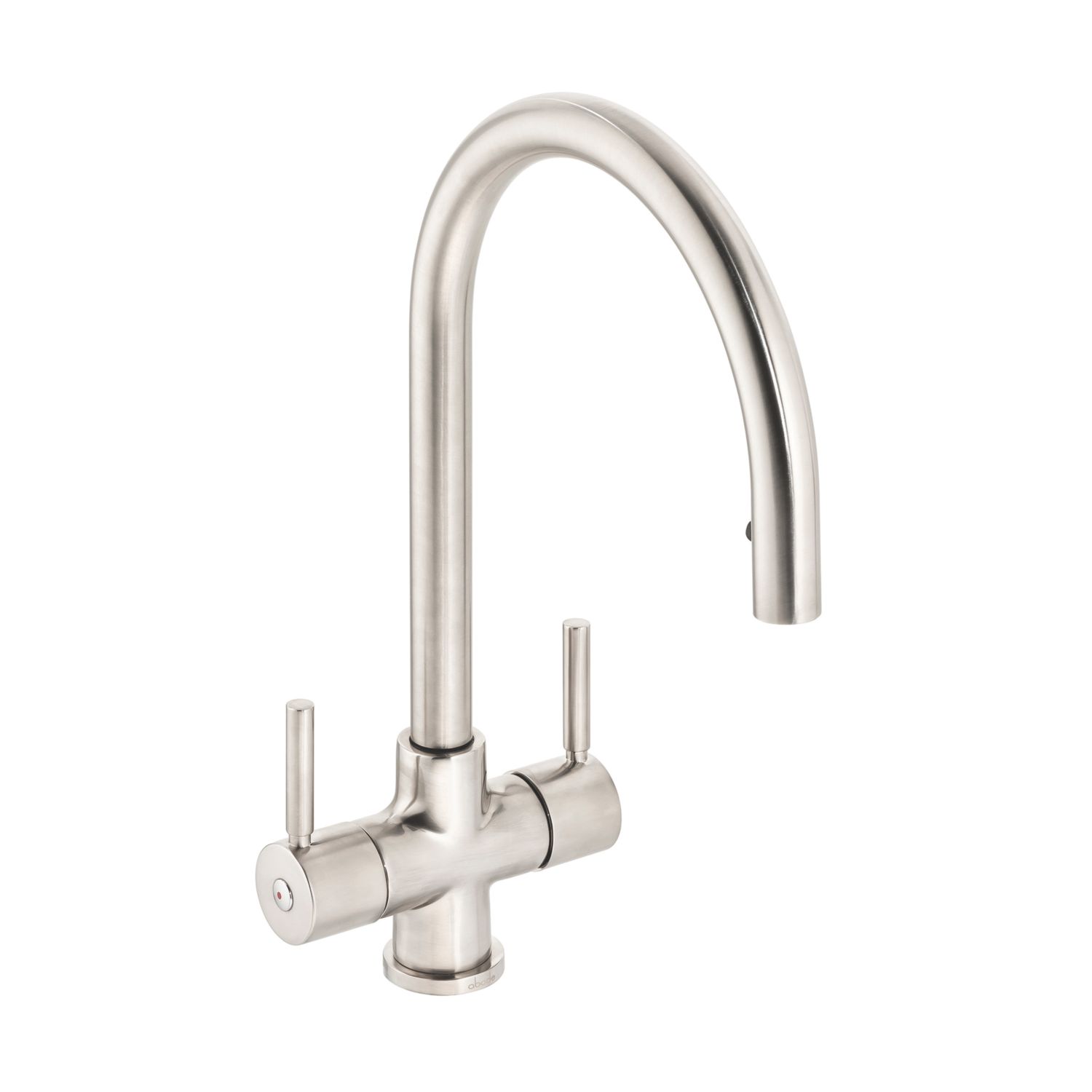 Abode Zest AT2165 Pull-Out Mono Mixer Kitchen Tap Brushed Nickel (111RK)