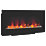 Be Modern Amari Black Remote Control Wall-Mounted or Freestanding Electric Fire 960mm x 450mm
