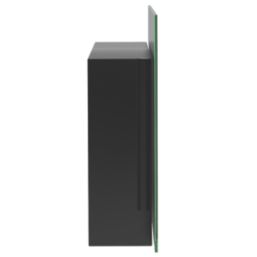 Be Modern Amari Black Remote Control Wall-Mounted or Freestanding Electric Fire 960mm x 450mm