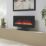 Be Modern Amari Black Remote Control Wall-Mounted or Freestanding Electric Fire 960mm x 450mm
