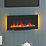 Be Modern Amari Black Remote Control Wall-Mounted or Freestanding Electric Fire 960mm x 450mm