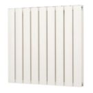 Glow 600mm x 625mm 2705BTU White Horizontal Designer Radiator