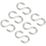 Diall S-Hooks Zinc-Plated 30 x 3mm 6 Pack